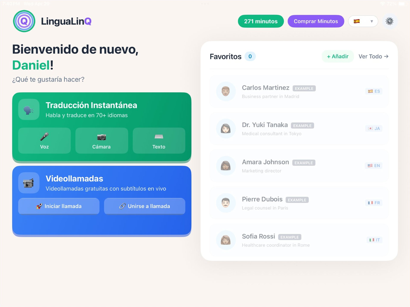 En una tableta