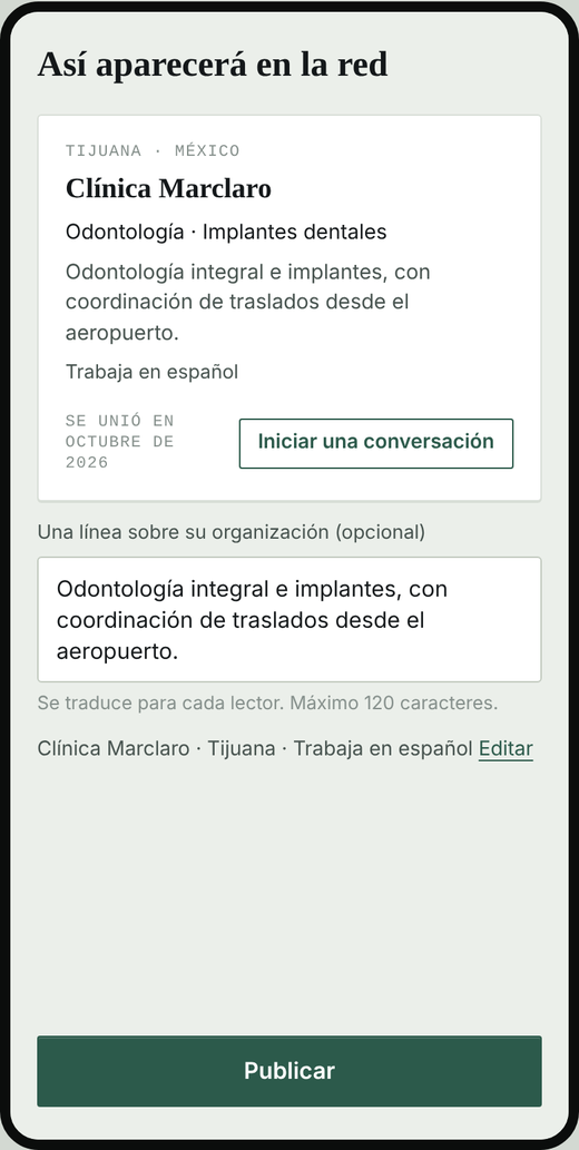 Vista previa y publicar